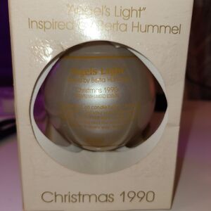 Hummel Angels Light 1990 Christmas Ornament